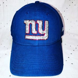 New NY Giants Bling Hat with Swarovski Crystal.